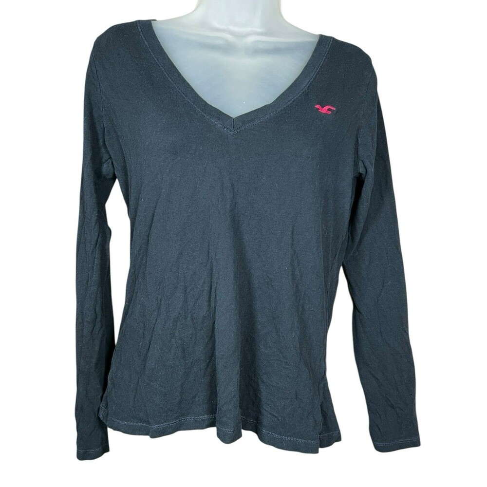 Vintage Hollister Y2K Low Collar Top Shirt Bella Swan Elena Gilbert Sz L Vampire